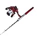 Docooler Mini Aluminum Saltwater Fishing Tackle Pocket Pen Fishing Rod Pole + Reel