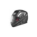 Nolan N-86 Overtaking Non N-Com M/C Helmet Flat Black/Anthracite/White X-Large