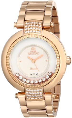 Swiss Precimax Women's SP13353 Allure Analog Display Swiss Quartz Gold Watch