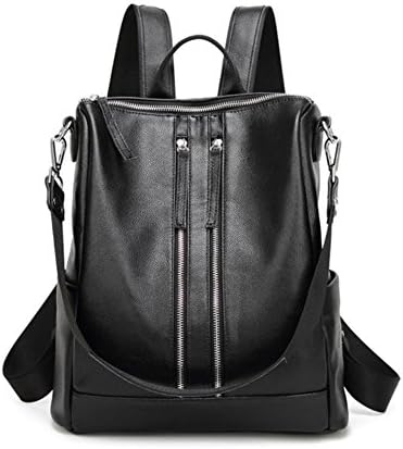 JeHouze Fashion Women Handbag Genuine Leather Backpack Casual Shoulder Bag