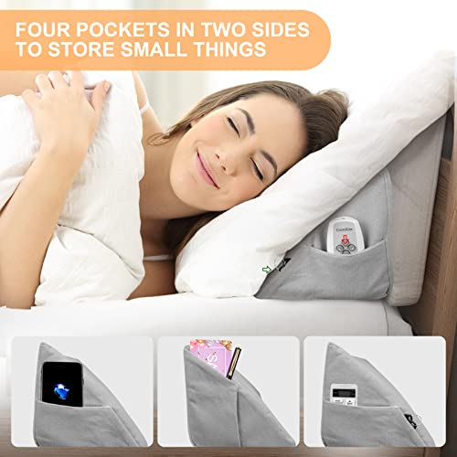 Aurako Queen Size Bed Wedge Pillow Headboard Pillow Mattress Wedge Bed