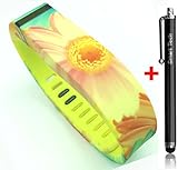Smart Tech Sunflower Flowers Roses Yellow Syle Replacement Band With Clasp for Fitbit FLEX Only /No tracker/ Wireless Activity Bracelet Sport Wrist band Fit Bit Flex Bracelet Sport Arm Band Armband