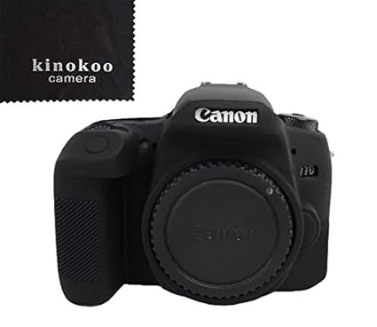 kinokoo cámara cubierta funda de silicona para Canon 77d: Amazon ...
