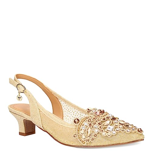 J. Renee Womens Strovanni Gold 7.5 N (AA) at Amazon