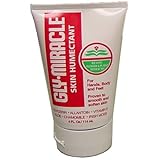 Gly-Miracle 4 oz tube natural healing skin humectant body lotion with spf retains moisture to repair heal protect smooth soften extra dry cracked hands cuticles feet heels and moisturizing foot pedicure for normal to dry skin