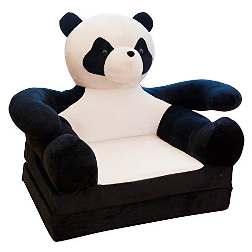 Olpchee Plush Foldable Children's Sofa Backrest Chair Cute Cartoon