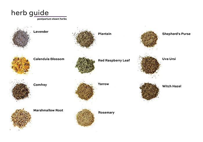 Postpartum Yoni Steaming Herbs & Soothing Sitz Bath Soak For Birth Recovery | Natural Remedy For Healing Perineal Tissues, Hemorrhoids, Episiotomies | Vaginal Steam Herbs | 2-3 Steams