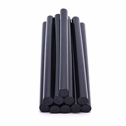 Mangocore 12pcs/lot 11mmx190mm DIY Hot Melt Glue Sticks Black color For Hot Melt Gun Car Audio Craft General Purpose