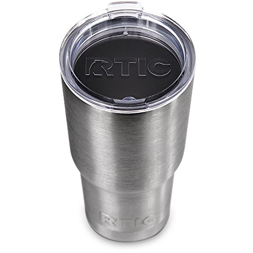 RTIC Double Wall Vacuum Insulated Tumbler, 20 oz, Stainless Steel The