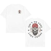 Luke Combs Skull T-Shirt, White