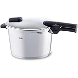 Fissler FSSFIS5859 Vitaquick Pressure Cooker with Perforated Inset, 8.0 L, Stainless Steel