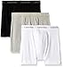 Calvin Klein Men's Underwear Cotton Classics 3 Pack Boxer Briefs,White/Black/Grey,Small