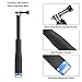 Luxebell Selfie Stick Adjustable Telescoping Monopod Pole for Gopro Hero 7 6 5, Session 5, Hero 4/3+/3/2 Fusion (Black)