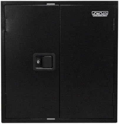 Key Box, Elite Model, 100 Hook Key Cap, Paddle Lock, 5"Dx29"Wx29.5"H, Black Finish, Double Door