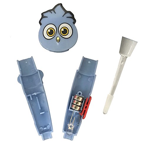 Croing (2 pcs) LED Light Ear Pick for Kids and Adults, Ear Spoon Curette with Light, Ear Cleaner with Light Kit, Lighted Ear Wax Removal Tool