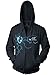 JINX World of Warcraft +20 Frost Resistance Men's Gamer Zip-Up Hoodie, Navy, X-Large