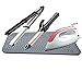 FChome Heat Resistant Silicone Mat Pouch for Hair Straightener,Curling Iron, Flat Irons and Travel Mat and Hot Styling Tools,Graythumb 3