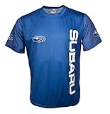 Subaru Impresa Blue STI WRX Cool Car Logo T-shirt