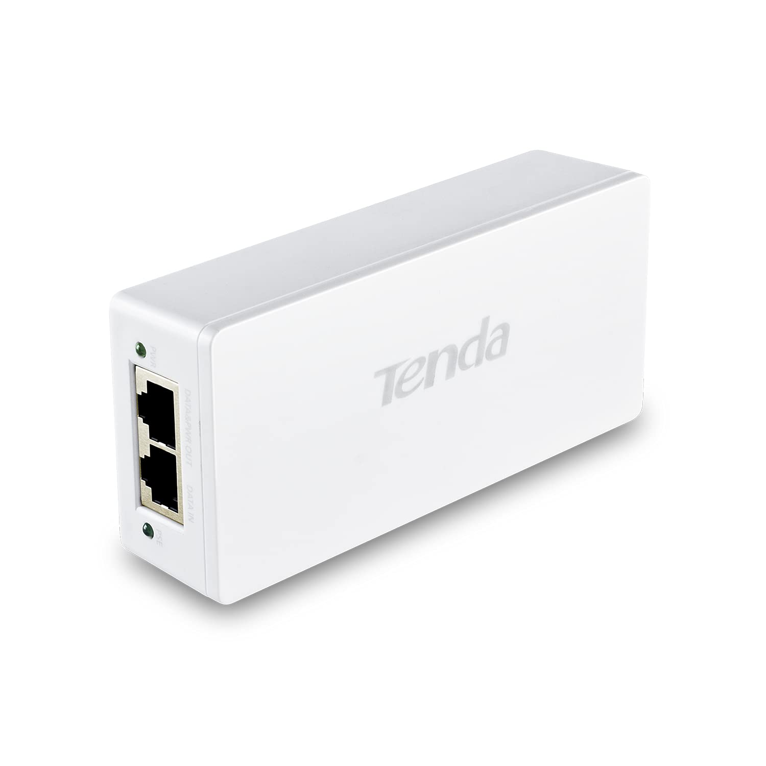 Tenda 30W Gigabit PoE Injector, IEEE 802.3at/af PoE+ Injector, PoE Adapter, Plug & Play, Distance Up to 100m (PoE30G-AT)