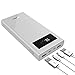 iMustech (Besiter) Power Bank 20000mAh,Battery Charger,Battery Pack,Quick Charger 3.0 with Micro and Type-C Dual-Input and Dual USB Ports, with 1 USB Cable,Power Bank for iPhones, Android (White)