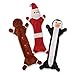 Zanies Festive Unstuffies Dog Toys, 22