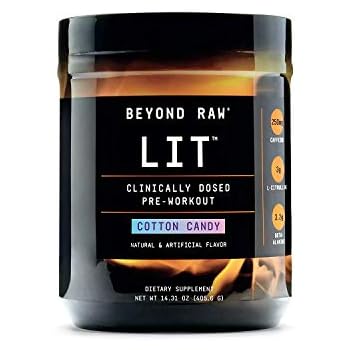Beyond Raw Lit Pre Workout Powder Energy Drink Cotton Candy 30 Servings Contains Caffeine L Citruline And Beta Alanine Nitric Oxide And Preworkout #workout #supplements #2020 Beyond Raw Lit Pre Workout Powder Energy Drink Cotton Candy 30 Servings Contains Caffeine L Citruline And Beta Alanine Nitric Oxide And Preworkout