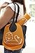 Modern Twist Bucket-Bib 100% Food-Grade Silicone, Waterproof and Reusable, Dandy Lion – Orange