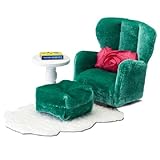 Lundby Smaland Armchair & Footstool Set