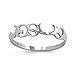 Sterling Silver JESUS Ring Christ Christian Religious Band Solid 925 Sizes 4-10