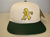 MLB Oakland Athletics Retro White 2 Tone Snapback Cap Old School