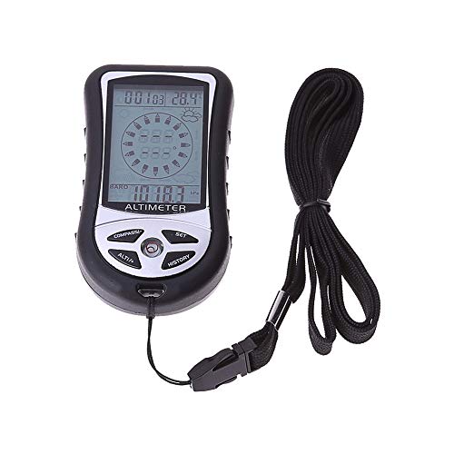 HONG111 8 in 1 Electronic Digital Multifunction LCD Compass Altimeter Barometer Thermometer