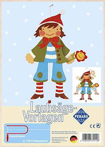 Pebaro Sega da traforo in Compensato, Motivo: Hampelmann, Legno, A4 DIN