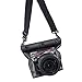 Tteoobl DSLR Underwater Universal Waterproof Housing Case Waterproof Camera Bag Designed for Outdoor / Underwater Activities, Compatible for Canon / Nikon / Fuji / Pentax / Samsung / SONY(Black)