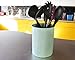 Juvale Utensil Holder, Cutlery Caddy for Organizing and Storage (Green, 5.7 x 7.5 x 5.7 in)