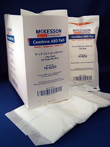 McKessonPT# 16-4254 ABD / Combine Pad Medi-Pak Performance Plus Cellulose Tissue / NonWoven Outer Fabric 8 X 10 Inch Rectangle BX/24 by Medi-Pak Performance Plus