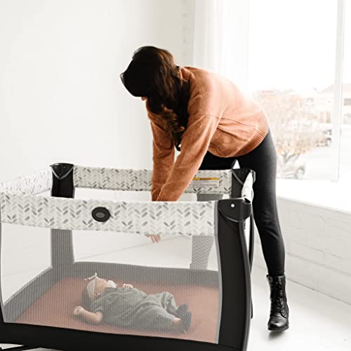 Natemia Fitted Pack and Play Sheet 100 Organic Cotton for Standard