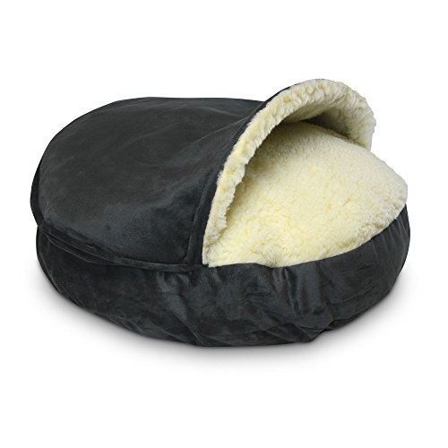 Snoozer Luxury Cozy Cave Pet Bed, X-Large, Anthracite