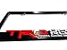 TRD OFF ROAD (2) License Plate Frames Toyota Racing Development 3D Letter Frame Brackets (1-Pair)