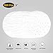 Air Fryer Parchment Paper Liners, 400 pcs 9 Inch LC-dolida Non-Stick Parchment Paper Circles Sheets Round for Bamboo Steamer/Steaming Basket/Baking Cakes/Cooking (white 2)