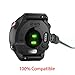 JIUJOJA for Garmin Forerunner 245/Approach S60 Charger, Charging Sync Data Cable and 2Pcs HD Tempered Glass Screen and 8Pcs Charger Port Protector for Forerunner 245 Music Smart Watch