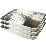 KingOrigin 9 inch Great Value Multi Use Metal Paint Tray 3-Piece,Paint Tray,for Paint Roller,for Paint Rollers,for Paint Brush,for Paint Brush,Home Repair Tools,Tool Set,Hand Tools,Tool Kits