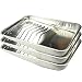 KingOrigin 9 inch Great Value Multi Use Metal Paint Tray 3-Piece,Paint Tray,for Paint Roller,for Paint Rollers,for Paint Brush,for Paint Brush,Home Repair Tools,Tool Set,Hand Tools,Tool Kits