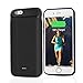 iPhone 6S Plus / iPhone 6 Plus Battery Case, 7200mAh Extra High Capacity Extended Battery Pack Charger Case External Portable Rechargeable Charging Case for iPhone 6 Plus and 6S Plus