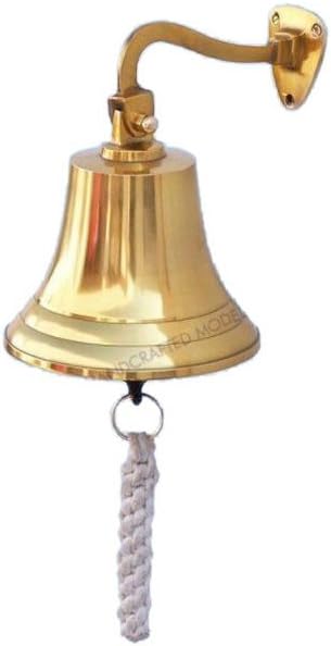 HNDBrass Hanging Ship Bell 6 "
