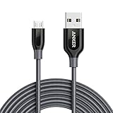 Anker Powerline+ Micro USB (10ft) The Premium Durable Cable [Double Braided Nylon] for Samsung, Nexus, LG, Motorola, Android Smartphones and More