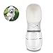 NYKKOLA Portable Dog Water Bottle Walking, Pet Travel Water Dispenser,Leek Proof,One Hand Operation,BPA Free,12 OZ/350ml