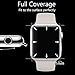 [3PACK] Watch Serie 4 44MM Tempered Glass Screen Protector, EcoPestuGo - 9H Hardness,Anti-Fingerprint,Anti-Scratch,Ultra-Clear,Bubble Free Screen Protector Compatible Watch Serie 4 44MM