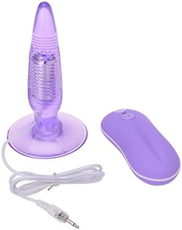 Madao 10 Speed Silicone Anal Butt Plug Powerful Vibration Massager Sex Vibrators for Female or Male, Purple