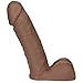 Doc Johnson Vac-U-Lock - The Realistic Cock - 8 Inch - F-Machine and Harness Compatible Dildo - Caramel