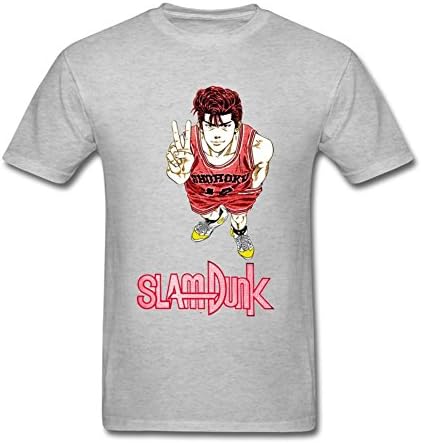 Xerinin Men's Hanamichi Sakuragi logo T shirts